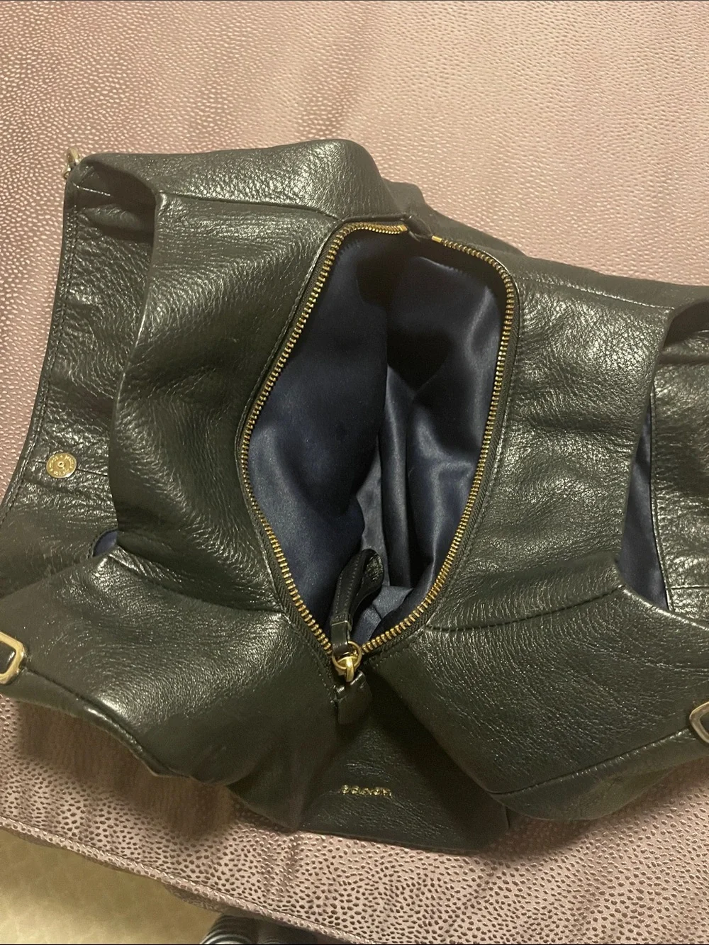 Coach Black/gold Bag